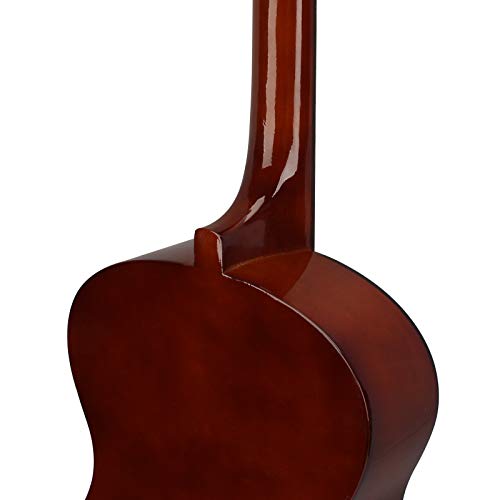 Dawoo Guitare Acoustique 38 Pouces, Ensemble Guitare Débutant Music Lovers (Marron) - Les Beatles, Paul McCartney, John Lennon, RIngo Starr, George Harrison Dawoo Guitare Acoustique 38 Pouces, Ensemble Guitare Débutant Music Lovers (Marron) – Image 7