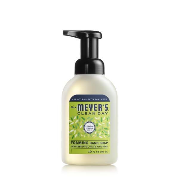 Image of Mrs. MEYER'S CLEAN DAY Foaming Hand Soap 3 Pack Variety Pack, Lavender, Lemon Verbena, Rainwater, 10 Oz Each, 1 CT