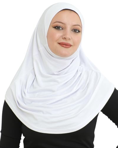 Prien Plain Ready To Wear Hijab for Women, Muslim Instant Turbans, Soft Jersey Scarf, Islamic Clothes, Long Hijabs, Abaya