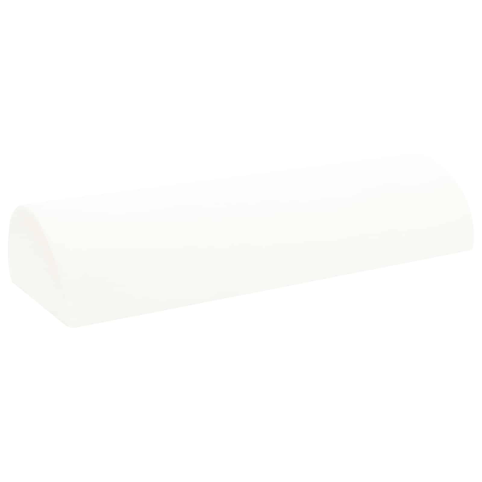 Fengshui Poduszka na nogi uniwersalna biała 52 x 20 x 12 cm pianka Visco