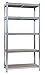 NICCO SHOP - NG04S09 - SCAFFALE METALLO ZINCATO A 5 RIPIANI IN MDF - PORTATA 875 KG. - 180x90x40 CM. (1)