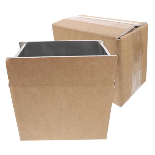 TOPPERFUN 2 Cajas Térmicas Para Envíos Exprés Para Alimentos Postales Neveras Cadenas De Cartón Corrugado Para Transporte Almacenamiento Térmico Para Llevar Refrigeradas Con