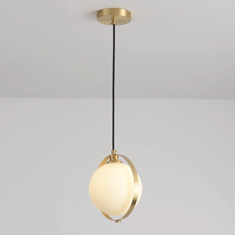 Iluminación elegante con lámpara colgante de mesita de noche