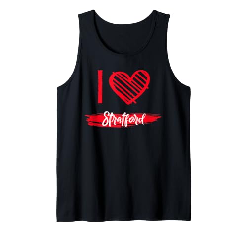 I Love Stratford Sleeveless Tank Top