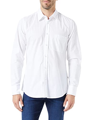 BOSS Herren Relegant_6 Shirt, White100, XL EU