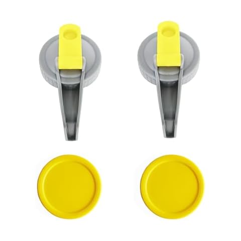 4-piece Mason Jar Label Handle Lid Set Cover