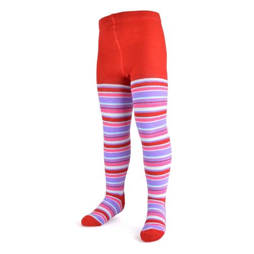 Girls Cotton Rich Tights Striped Comfortable Stretchy Warm Durable Super Soft Children's Leggings