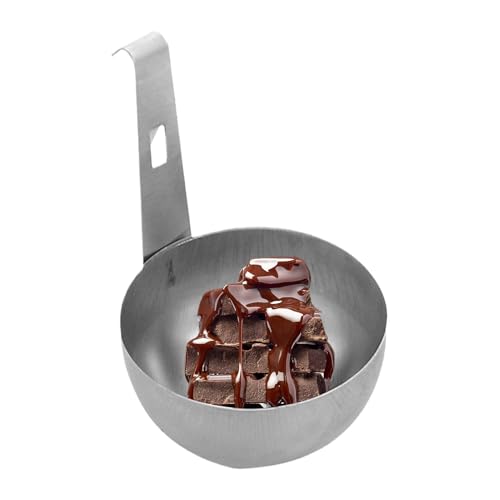 ポーチドエッグクッカー6.7x10.5cmステンレススチールハング可能なノンスティックスチーマーパン、丸い密猟ホルダー、キッチン、朝食、ピクニック、家庭、レストラン、簡単な調理、耐久性のあるデザインに最適