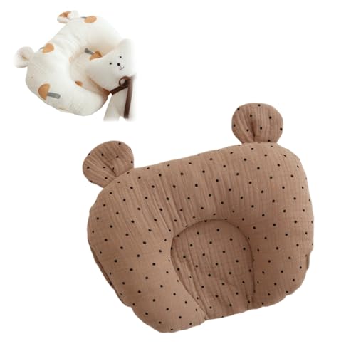 Générique Coussin Bebe Tete Plate, Oreiller pour Enfant, Oreiller pour Nouveau-né, oreillers Respirant pour Enfant déformable, adapté aux Nouveau-nés de...