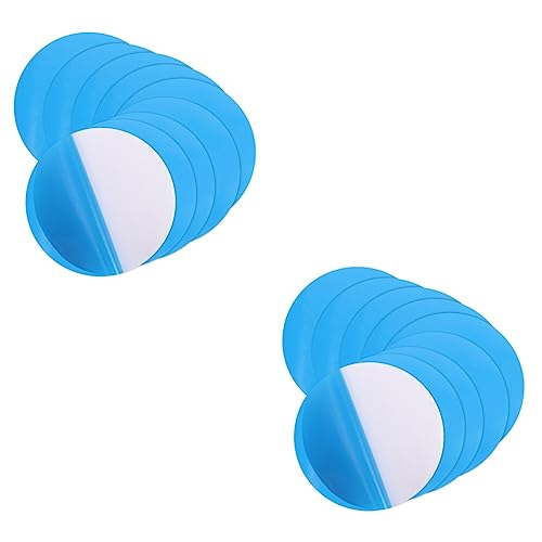 BESPORTBLE 20 Pcs PVC Repair Glue Repair Patch Pool Repair Kit Air Mattress Patch Kit Kayak Accessories Swim Ring Patch Swimming Pool Patches Vinyl Repair Tape Round