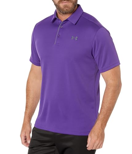 Image of Under Armour Men's Polyester Solid Tech Polo | T-Shirt | 1290140-001