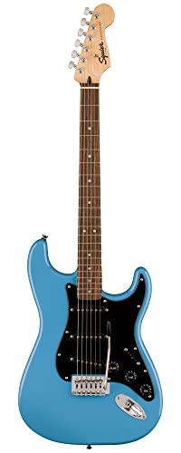 Image of Fender Squier Sonic Stratocaster - California Blue Bundle with Frontman 10G Amp, Tuner, Strap, Cable, Picks, and Austin Bazaar Instructional DVD