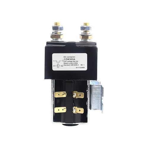 CZW300 300A Contactor 12VDC 24V 36V 48V 60V 72V DC Contactor 1Pcs(DC24V 1NC)