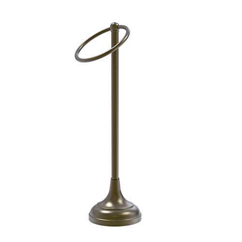 Super Cheap 🛒 Allied Brass TR-10 Vanity Top 1 Ring Guest Towel Holder, Antique Brass