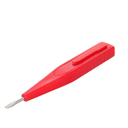 Fielect Digital Voltage Tester Pen, DC & AC 12-220V Voltage Detector Pen LCD Circuit Tester Detector Circuit Test Pen Circuit Tester Tool, 1Pcs