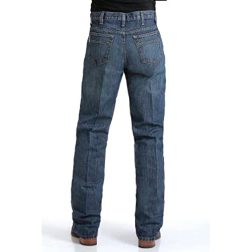 Cinch Men's Jeans White Label Relaxed Fit Denim Dark Stonewash Dark Stone 38W x 30L