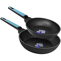 Noviprom Sartenes Comprar Cecotec Set de Sartenes Polka Platinum 20-24 Bucket Set Thunder. Diámetro 20-24 cm, Aluminio Forjado, Revestimiento Antiadherente Teflon, Apta para Lavavajillas y Todo tipo de Cocinas, Libre PFOA