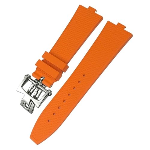 Bracelet de montre en caoutchouc fluoré premium pour Vacheron Constantin Overseas