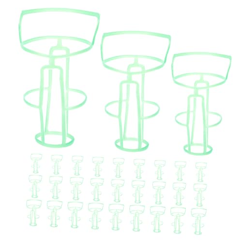 SOPOTUTU 30個輸液ボトルネットスリーブ 再利用可能な輸液吊り下げネット プラスチック製生理食塩水ボトルカバー 病院用アクセサリー