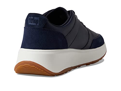 Image of FitFlop Women's F-Mode Leather /Suede Flatform Sneakers