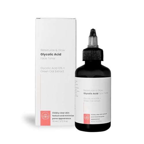 Retexturiz.e 10% Glycolic Acid, Face For Glowing Skin, Pore Tightening For Men & Women, All Skin Types, Numbuzin With Witch Hazel (110 Ml), Pack Of 1