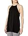 Produktbild Halston Heritage Damen Sleeveless High Neck Silk GGT Cami Pullunder, schwarz, Klein