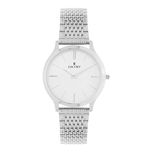 Image of Escort Analog Silver Dial Men's Watch-E 1700-5300 SM