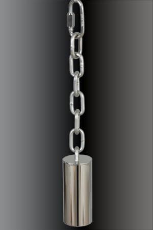 Caitec Bird Toy Stainless Steel Bell Medium 3.25 x 1.25in