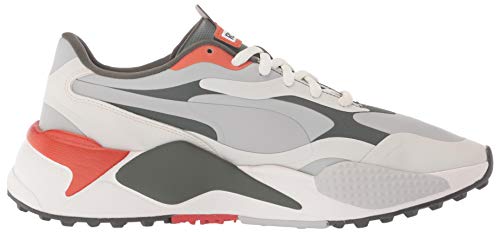 PUMA Puma Men's Rs-G Golf Shoe, Vaporous Gray-Thyme-Pureed Pumpkin, 10.5