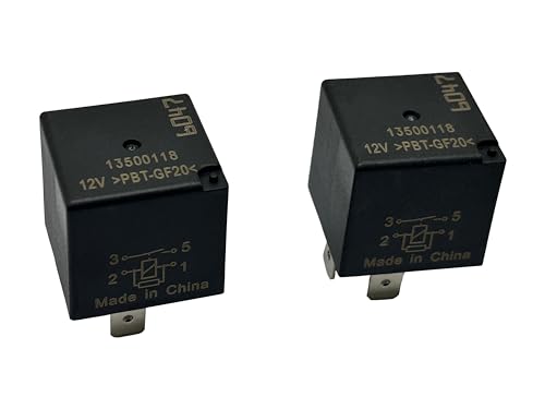 2PCS 13500118 12V 4-Pin High Power Automotive Relay for Multi-Use Applications