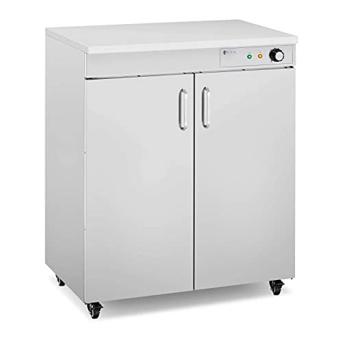 Royal Catering RCPWS-84 Chauffe-assiette Jusqu'à 120 Assiettes (Ø 29 Cm) Armoire Chauffe-Assiette Armoire Chauffante Professionnelle Chauffe-Assiette Électrique