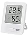 Mini Termómetro Higrómetro Digital, Houdian Termohigrómetro de Interior Medidor Profesional para Medición de Temperatura y Humedad del Casa Ambiente (Blanco)