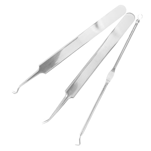 OUNONA Antistatische Spitze Edelstahl Pinzette Satz für Fahrzeugschutzfolie Präzises Karosserie Werkzeug zur Folienmontage
