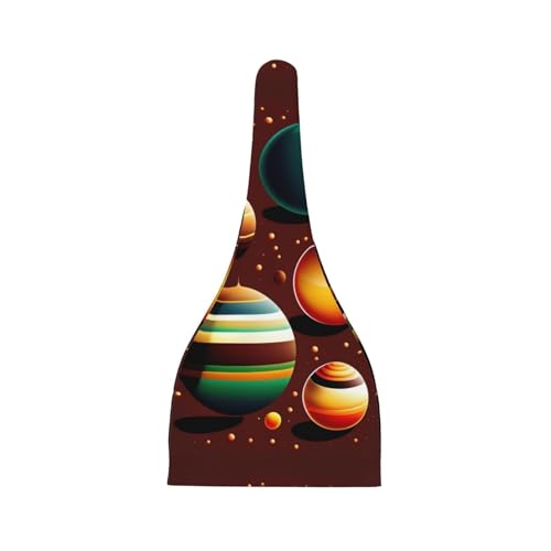 Baby Beanie Planets in Space Knotted Hat - Soft, Warm, Comfortable, Headwear for Newborns, 0-6 Months Black2