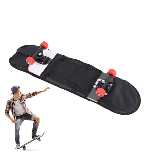 Genérico para Monopatín,Organizadora Oxford 600D - Mochila De Skate para Niños con Correa Ajustable | para Principiantes, Jóvenes y Adultos, Uso Urbano, Exterior y Patinaje