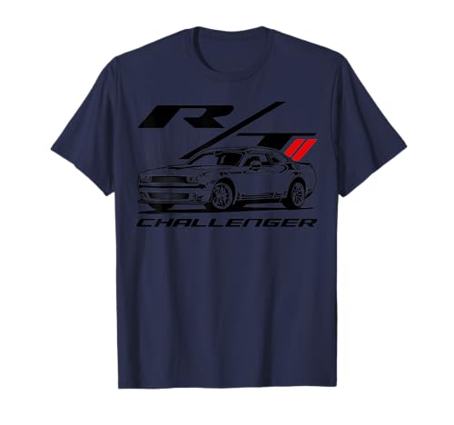 Retro Car Challenger Basic Classic Automotive Performance T-Shirt