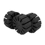 DECORNIJIA Lot De 5 Séparateurs De s en Éponge Eva Noir, Support Rond Léger Et Solide, ...