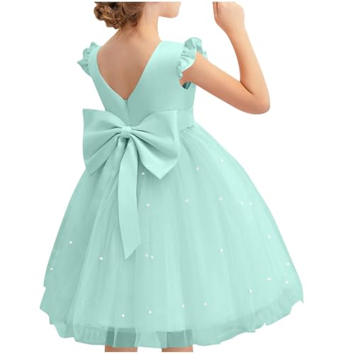 Girls Dress Wedding Guest Ruffle Tulle Mesh A Line Birthday Party Dress Princess Graduation Gown Kids Formal Dress2