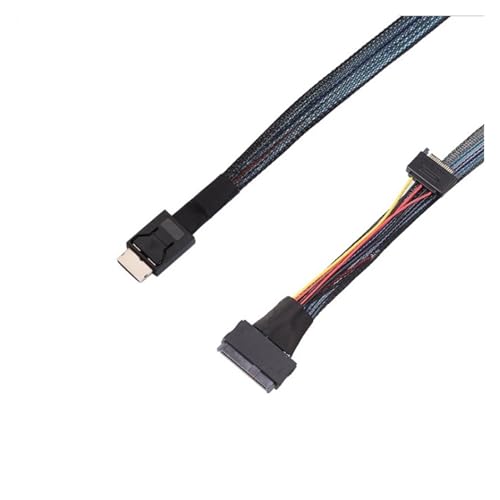 Cable interno S-AS SFF-8643 a U.2 SFF-8639 NVMe SSD 1 m miniatura 2