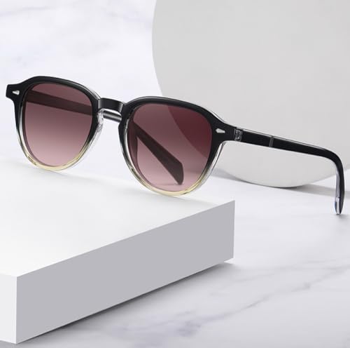 Lunettes de soleil rétro en acétate accessoires de mode unisexes - 2