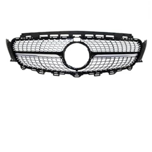 Grille de pare-chocs en maille Silver optimisant le flux d'air W213