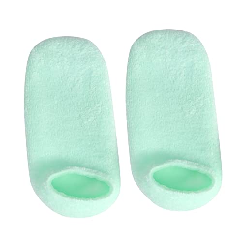 Beaupretty 2 Pairs Foot Lotion Socks Heel Repair Socks Foot Spa Socks Anti-Crack Socks Honey Brows Footcare Socks Wall Mounted Wig Stand Hard Feet Socks (Green) Diffuser Gel Moisturizing - Image 5