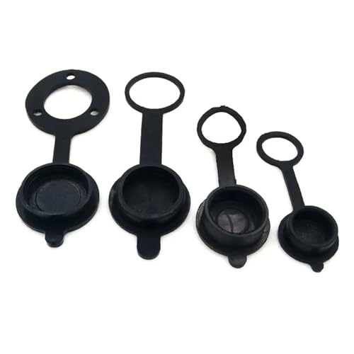 Cubierta GX20 de goma anti polvo para conectores circulares impermeables de chasis 6