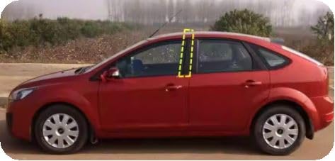 Modanatura portiera anteriore sinistra e destra, destinato a Ford Focus 2005-2010 MK2