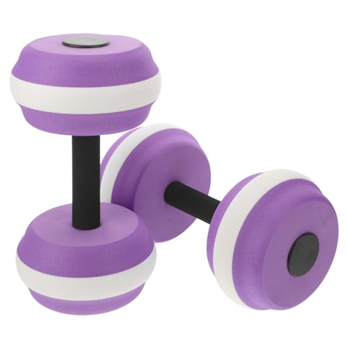 LIOOBO Eva Floating Dumbbells Set Water Dumbbells for Pool Exercise Low-Impact Workout Equipment