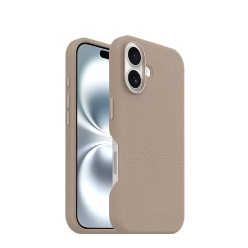 OtterBox iPhone 16 Symmetry Series Cactus Leather - Grey Comfort - image 3