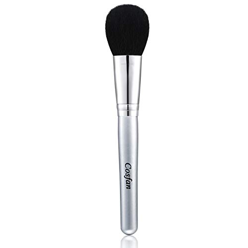 Pinceau de poudre pour le visage Blush Bronzer Pinceau de maquillage synthétique pour le mélange de minéraux et la mise en valeur des joues Cover