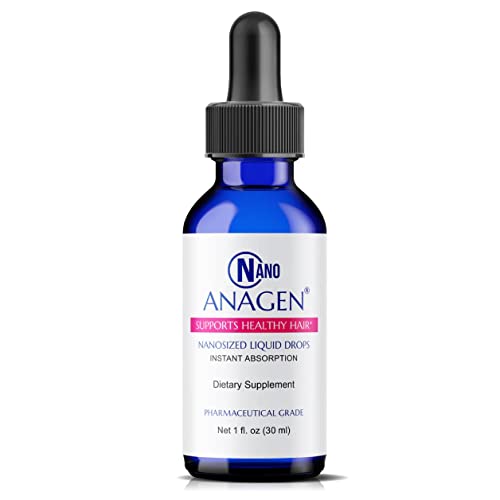 NANO ANAGEN, Stimulates hair follicle growth & repair, prevents thinning. Oral application, RAPID ABSORPTION, great taste, easy to use, 30 servings per bottle.
