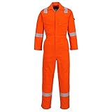 Portwest Leichter, antistatischer Overall 280 g, Größe: L, Farbe: Orange, FR28ORRL
