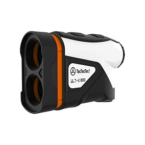 TecTecTec ULTX-800 Golf Rangefinder - Laser Range Finder with Slope, Non-Slope, Scan, Vibration Cover